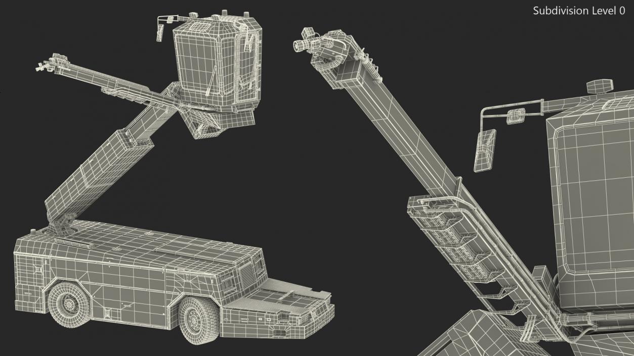 3D model Safeaero 220 Deicing Vehicle Rigged