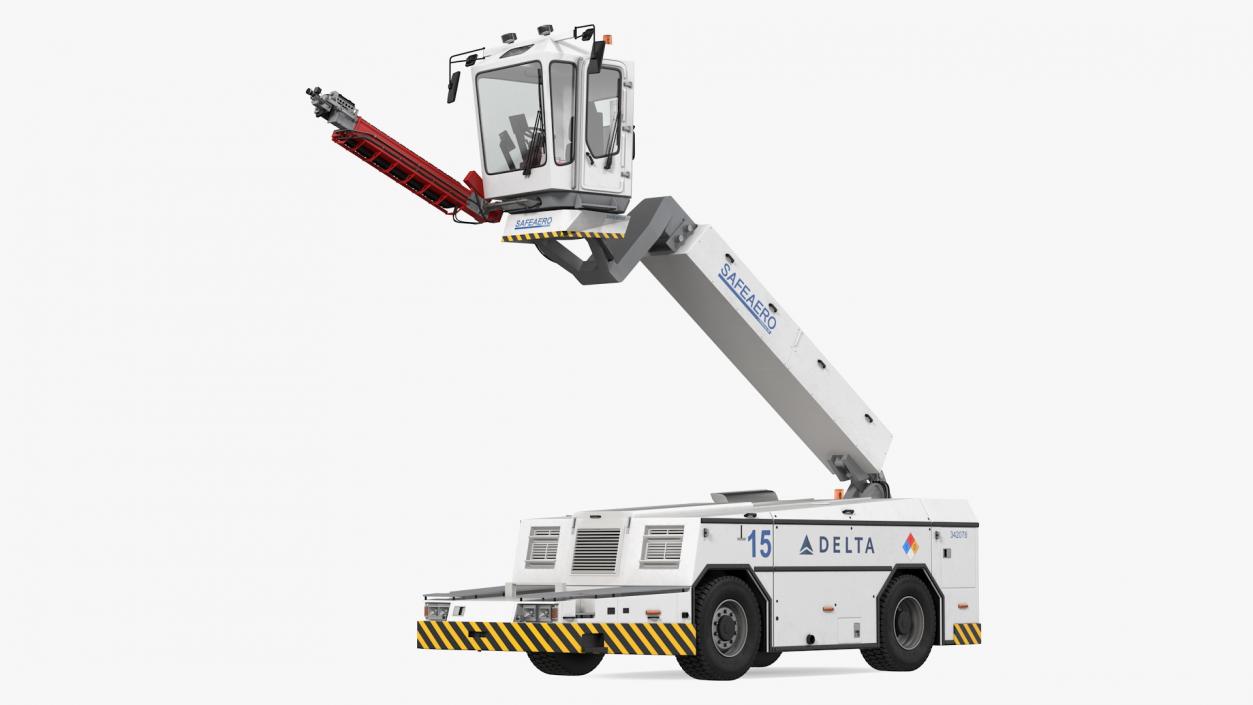 3D model Safeaero 220 Deicing Vehicle Rigged