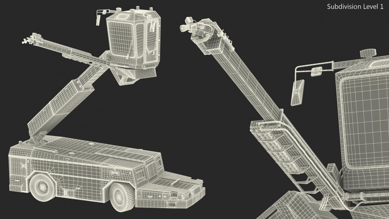 3D model Safeaero 220 Deicing Vehicle Rigged