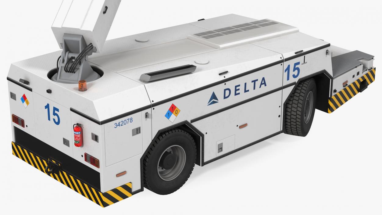 3D model Safeaero 220 Deicing Vehicle Rigged