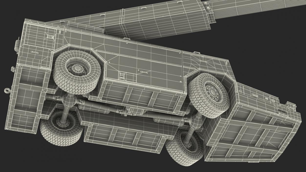 3D model Safeaero 220 Deicing Vehicle Rigged