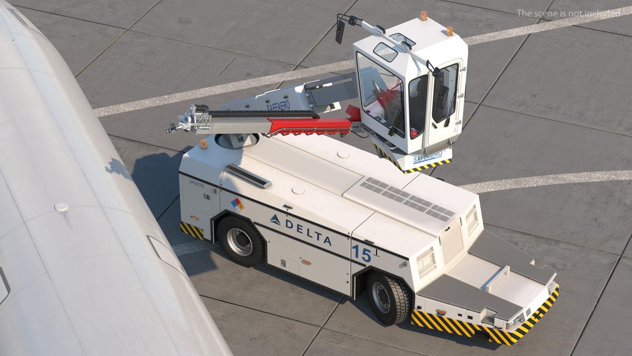 3D model Safeaero 220 Deicing Vehicle Rigged