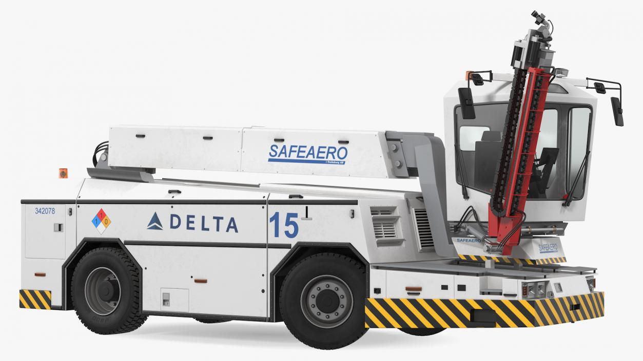 3D model Safeaero 220 Deicing Vehicle Rigged