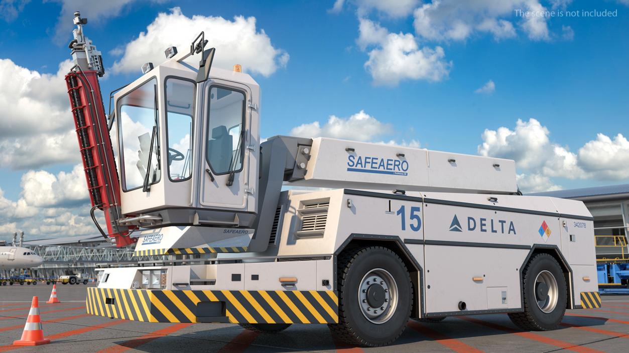 3D model Safeaero 220 Deicing Vehicle Rigged