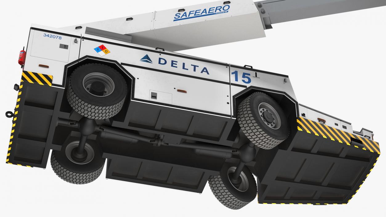 3D model Safeaero 220 Deicing Vehicle Rigged