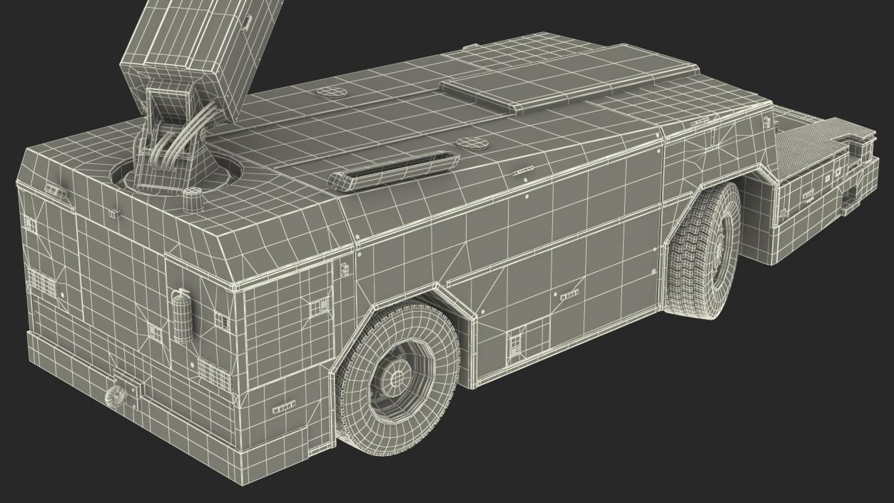 3D model Safeaero 220 Deicing Vehicle Rigged