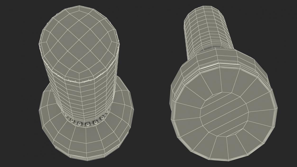 Free Standing Punch Bag Black 3D model