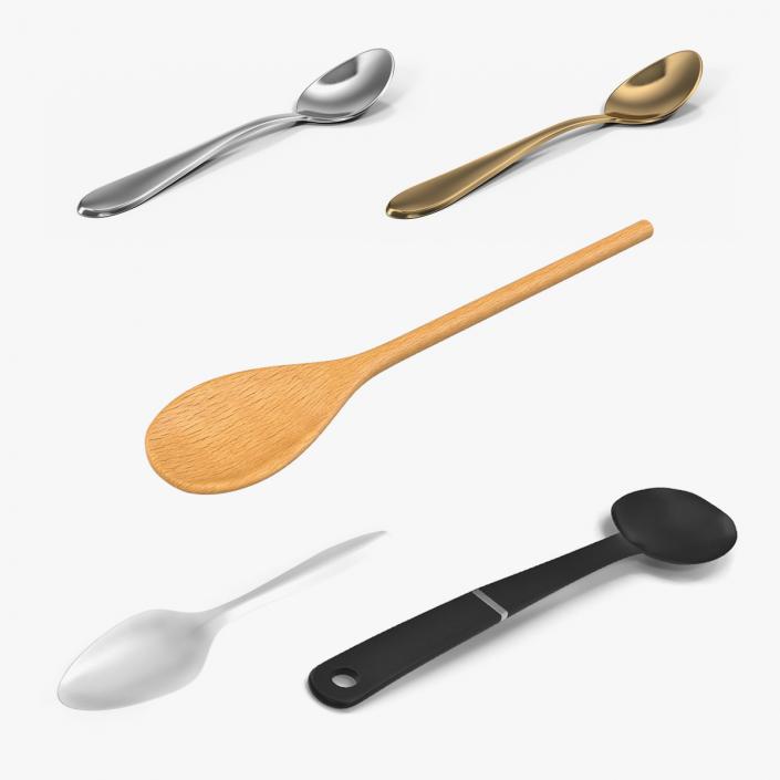 Spoons Collection 2 3D model