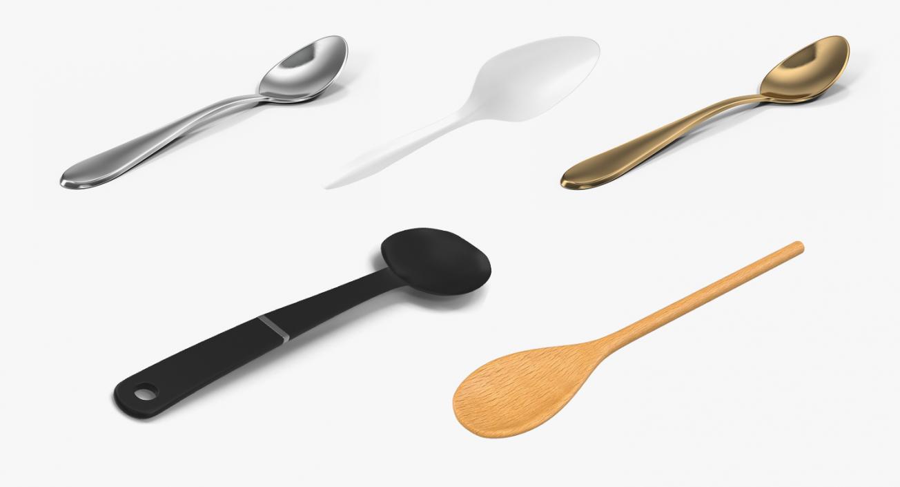 Spoons Collection 2 3D model