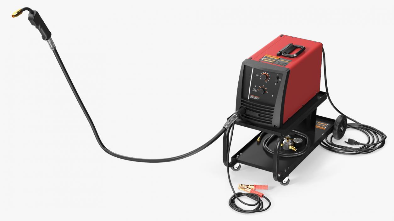 Welder with Welding Machine 3D