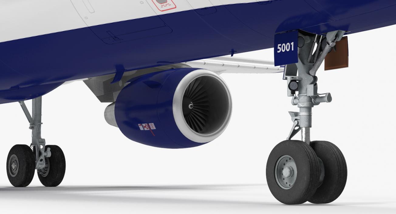 3D Airbus A321 NEO Delta