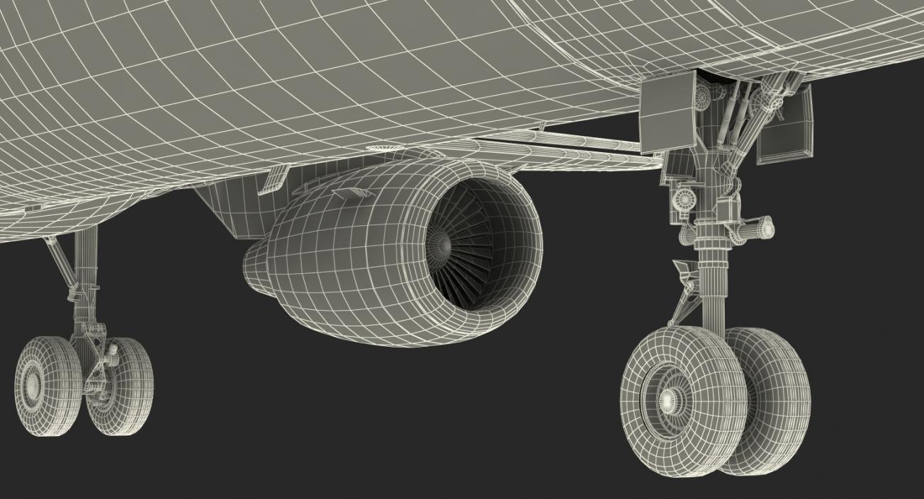 3D Airbus A321 NEO Delta