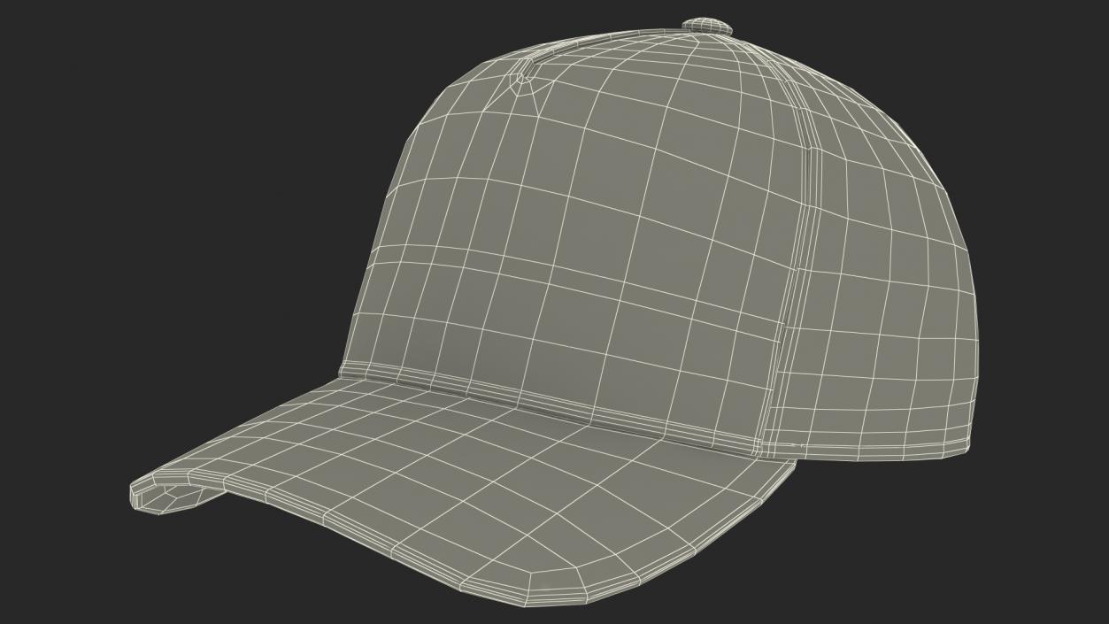 Trucker Cap Olive 3D