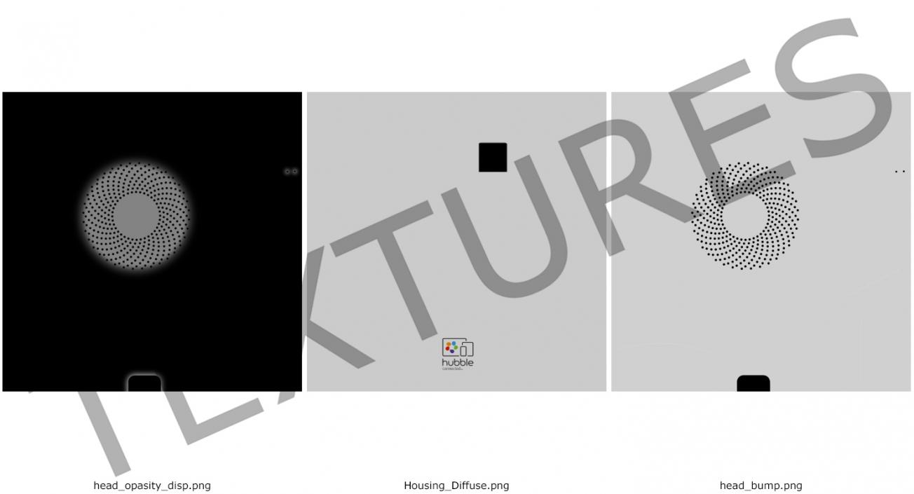 3D Hubble Hugo Robot Home Camera Rigged