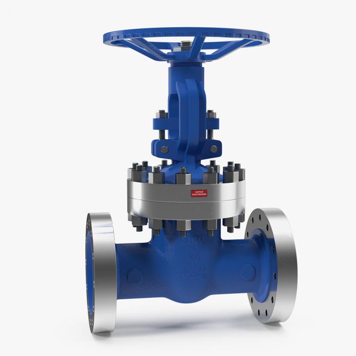 Rubber Seat Gate Valve Full Bore 3D