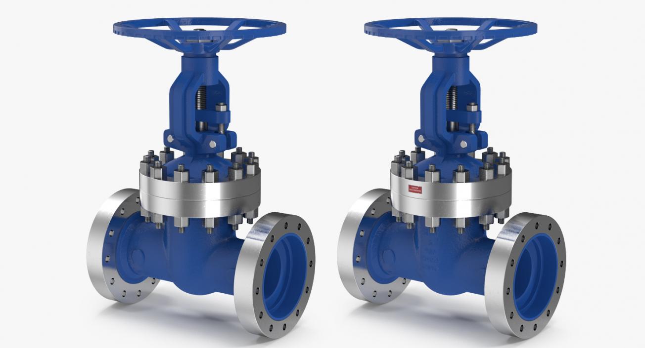 Rubber Seat Gate Valve Full Bore 3D