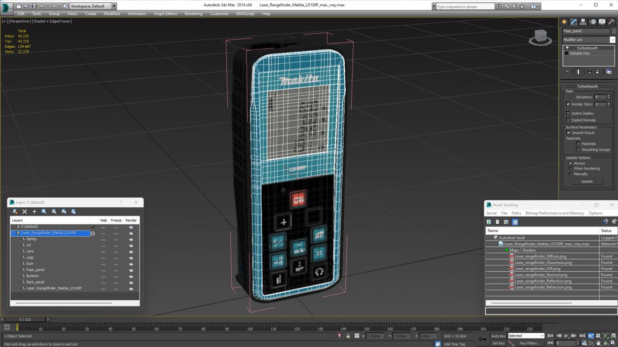 3D Laser Rangefinder Makita LD100P