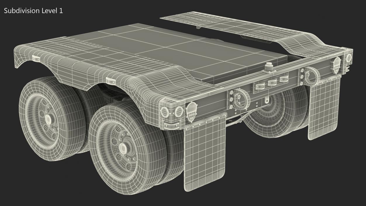 3D Heavy Truck Axle