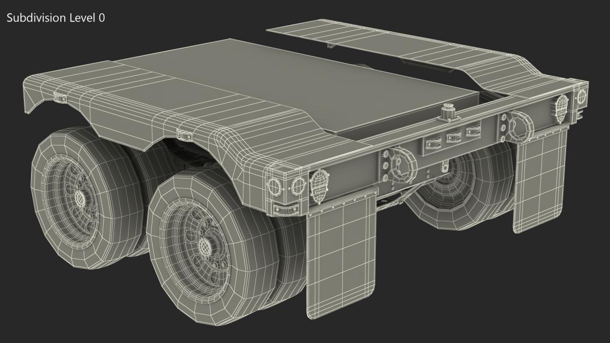 3D Heavy Truck Axle