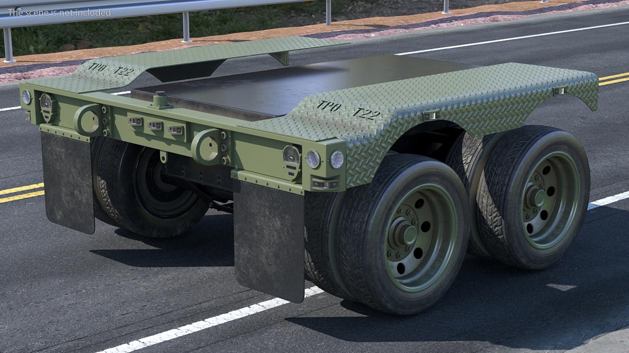 3D Heavy Truck Axle