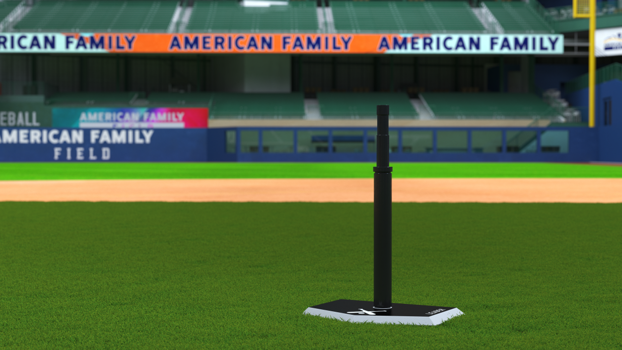 3D Adjustable Baseball Batting Tee