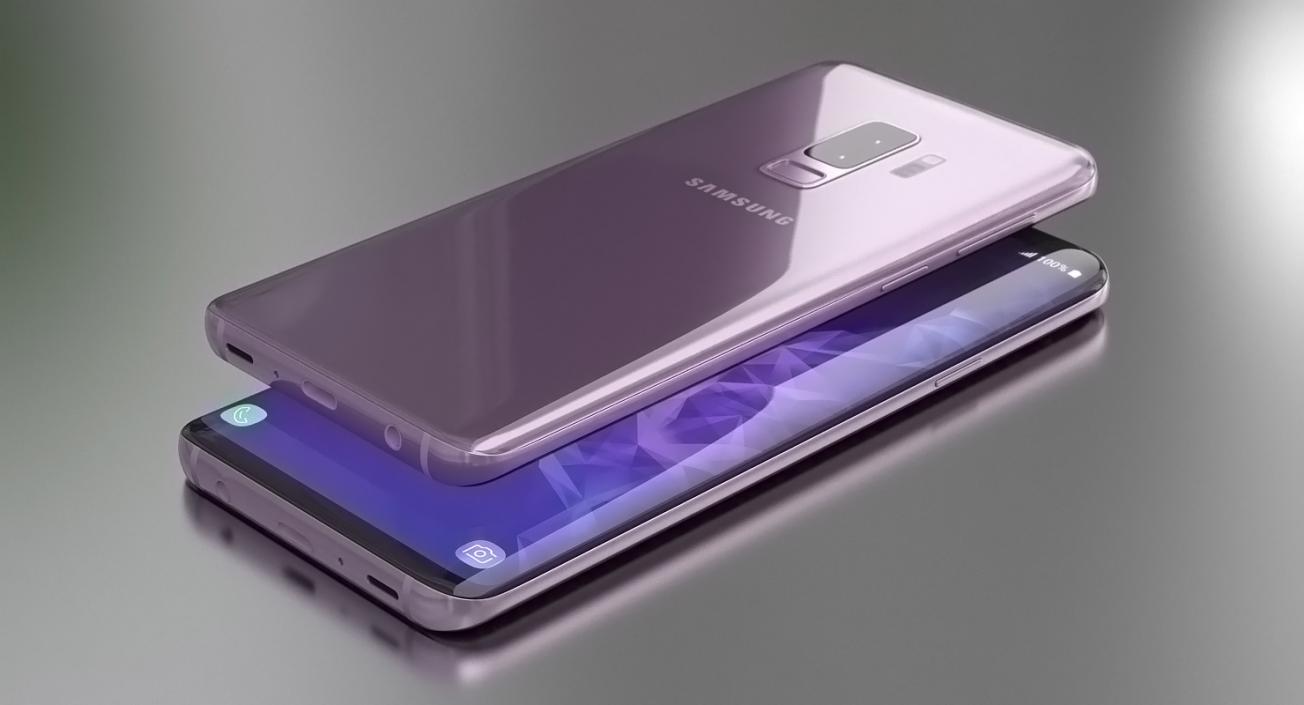 3D model Samsung Galaxy S9 Plus Lilac Purple