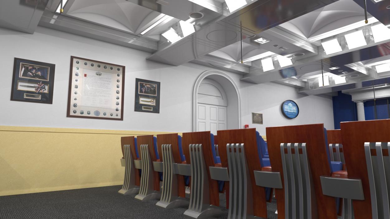 White House Press Room 3D