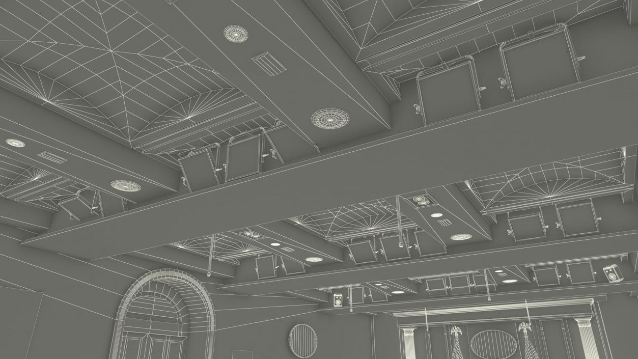 White House Press Room 3D