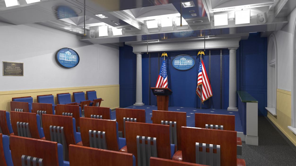 White House Press Room 3D