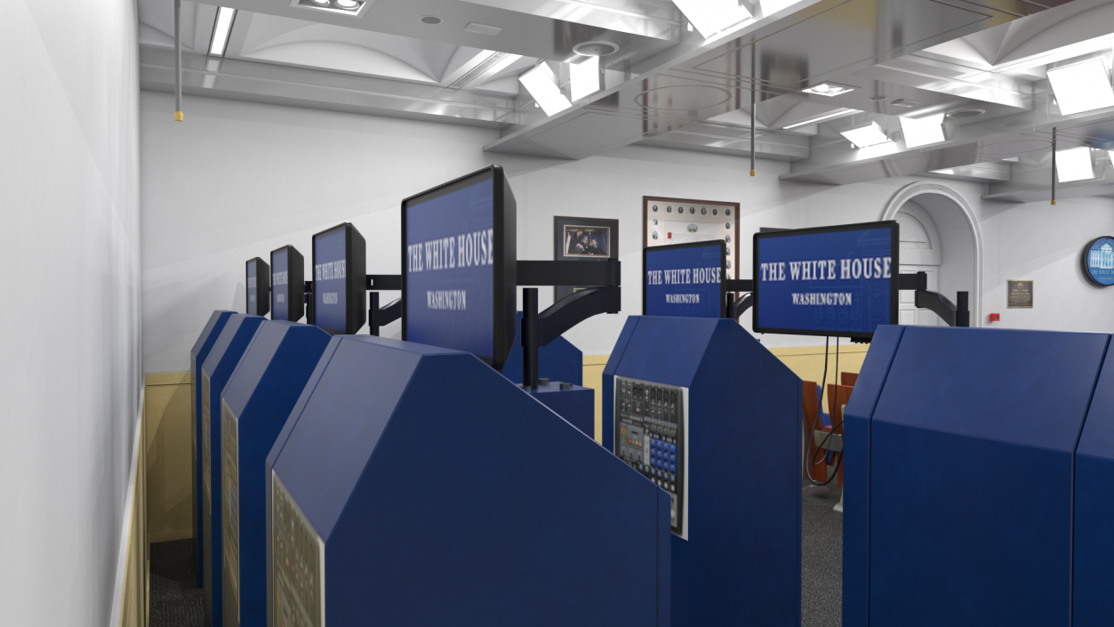 White House Press Room 3D