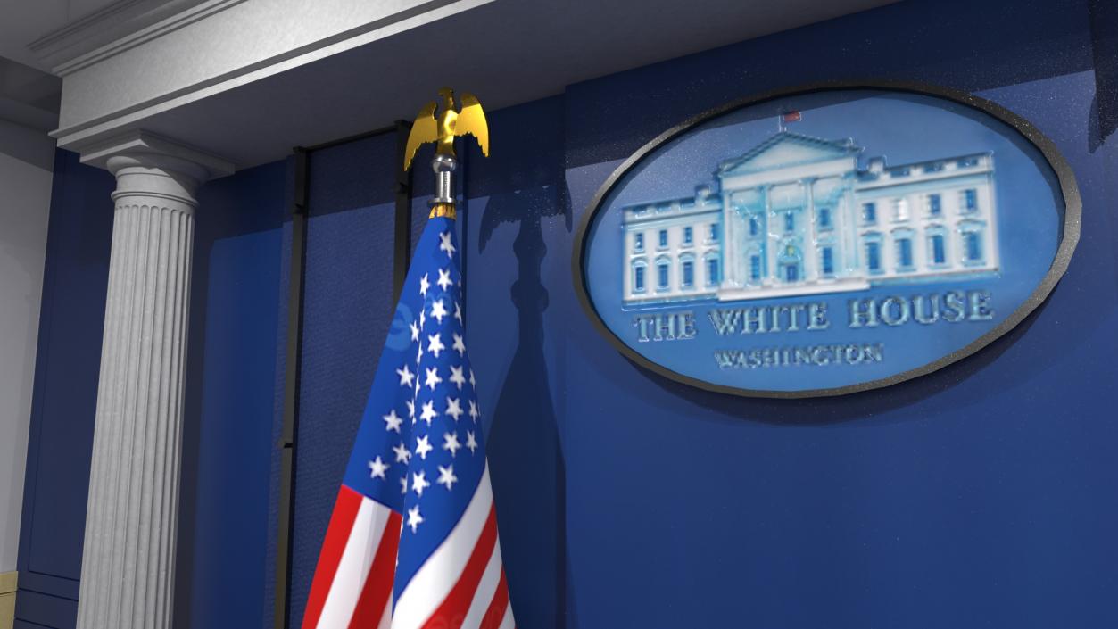 White House Press Room 3D