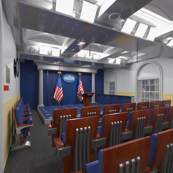 White House Press Room 3D