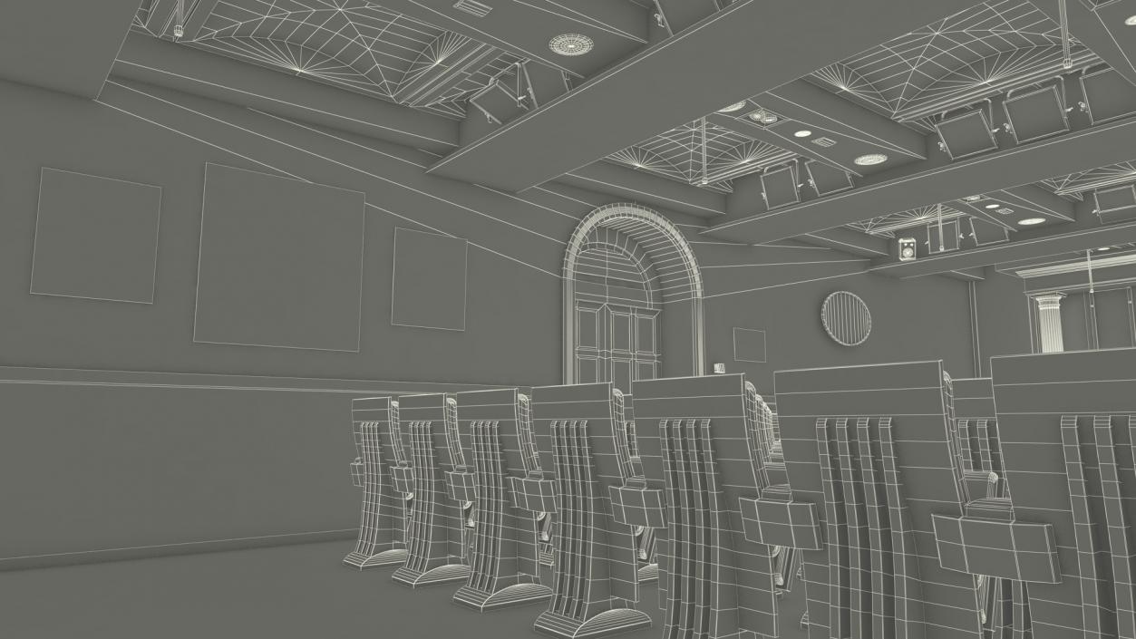 White House Press Room 3D