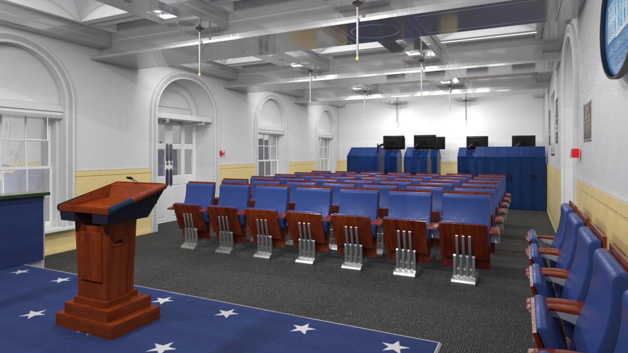 White House Press Room 3D