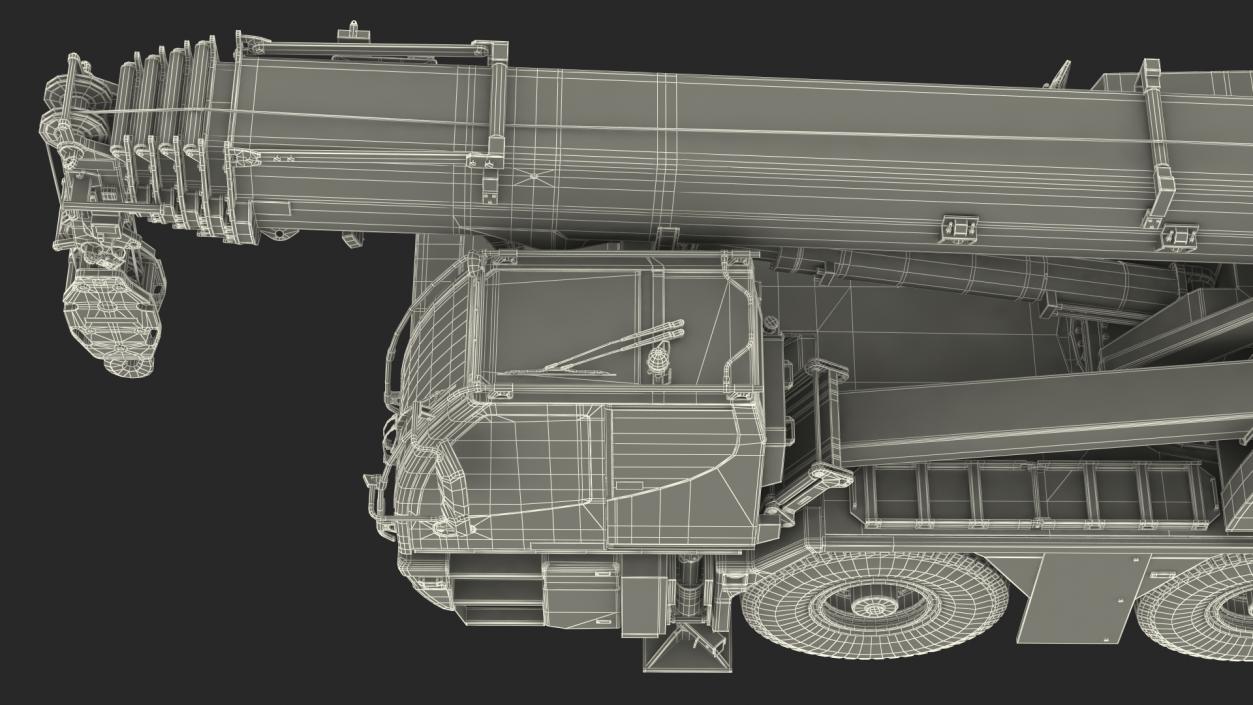 Compact Mobile Crane 3 3D