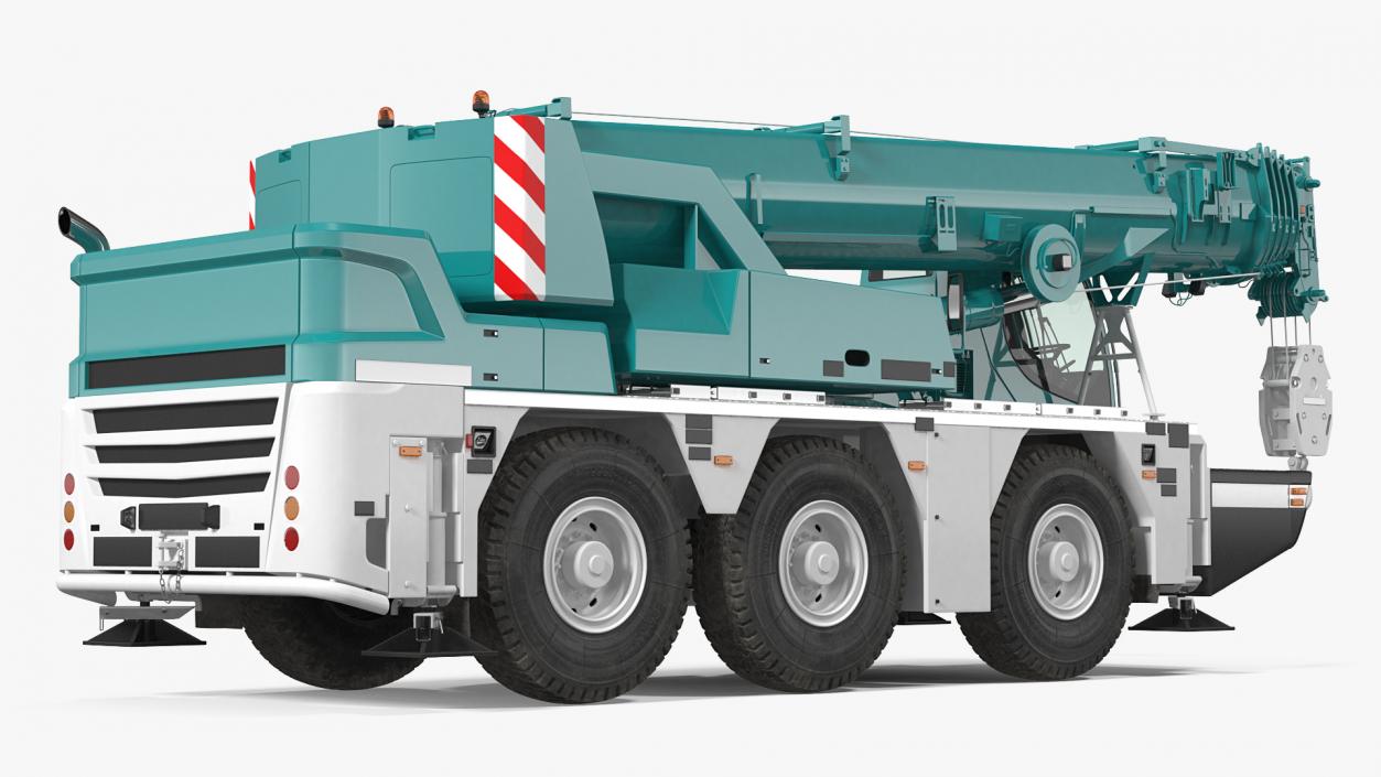 Compact Mobile Crane 3 3D