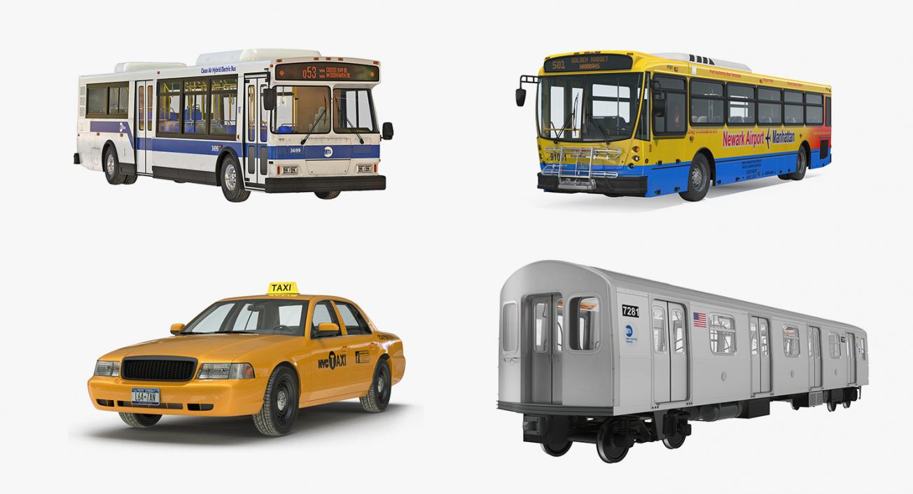 3D model NHC Public Vehicles Collection