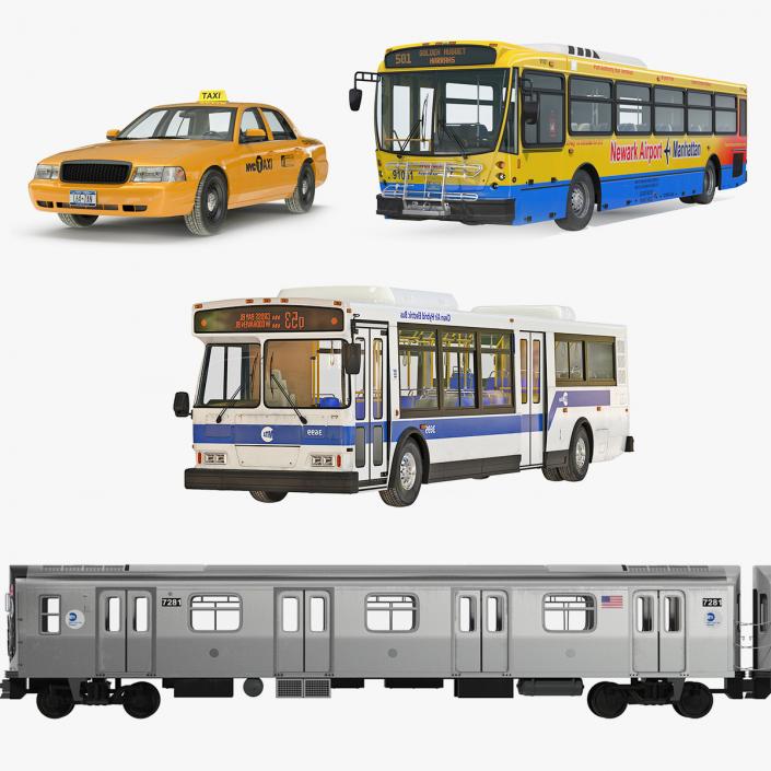 3D model NHC Public Vehicles Collection