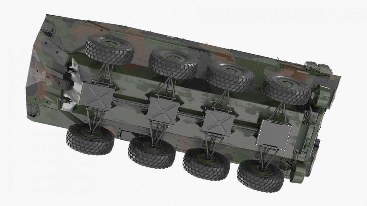 3D US Amphibious Assault Vehicle Wet model