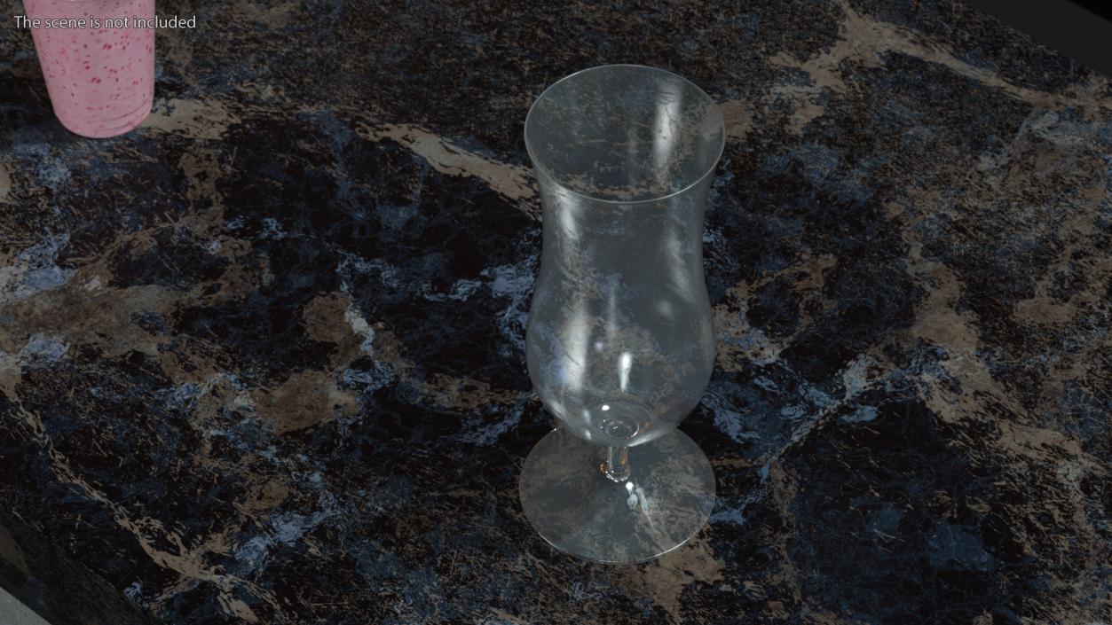 3D model Empty Cocktail Glass