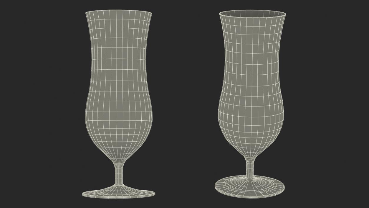 3D model Empty Cocktail Glass