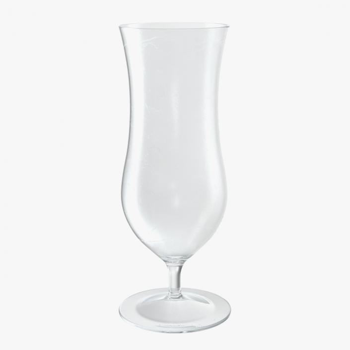 3D model Empty Cocktail Glass