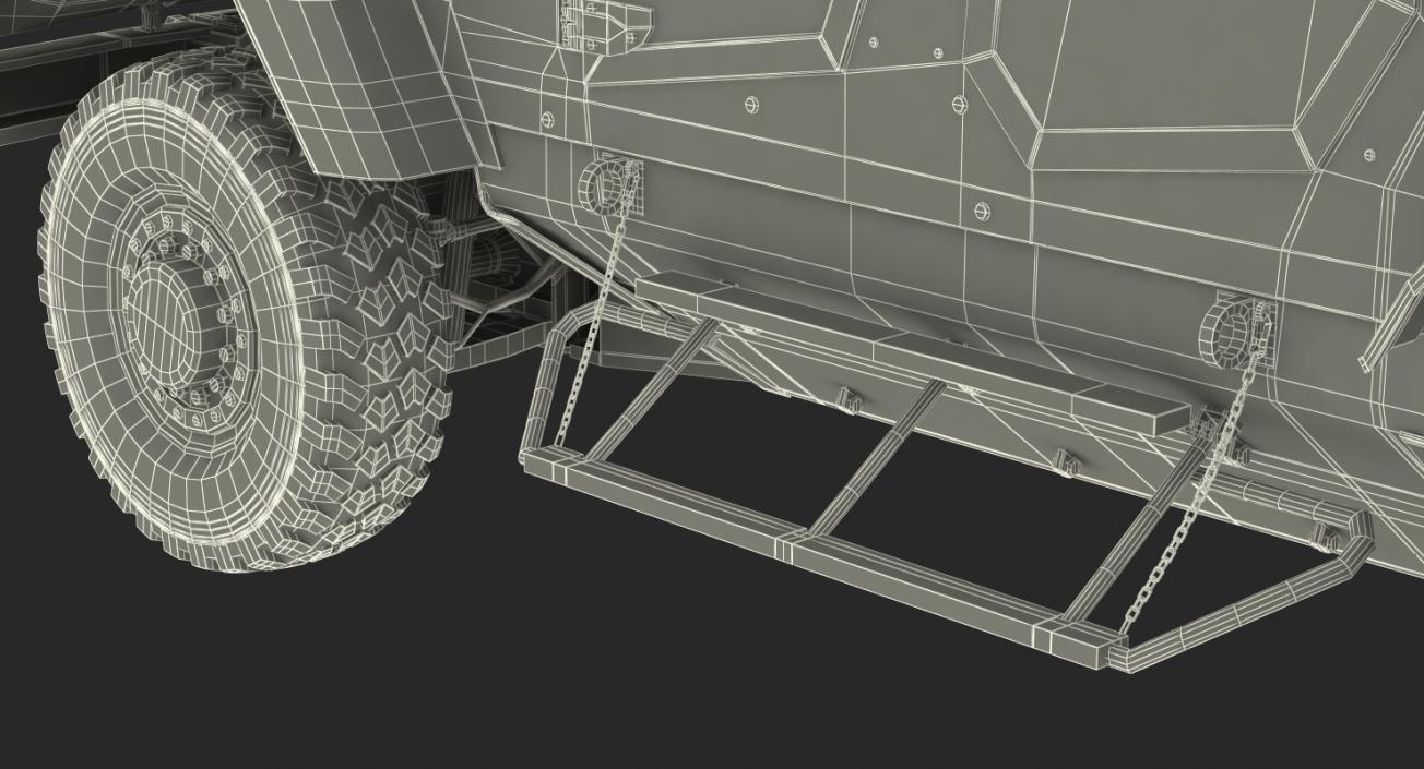 Oshkosh M-ATV Protected Military Vehicle Rigged 3D