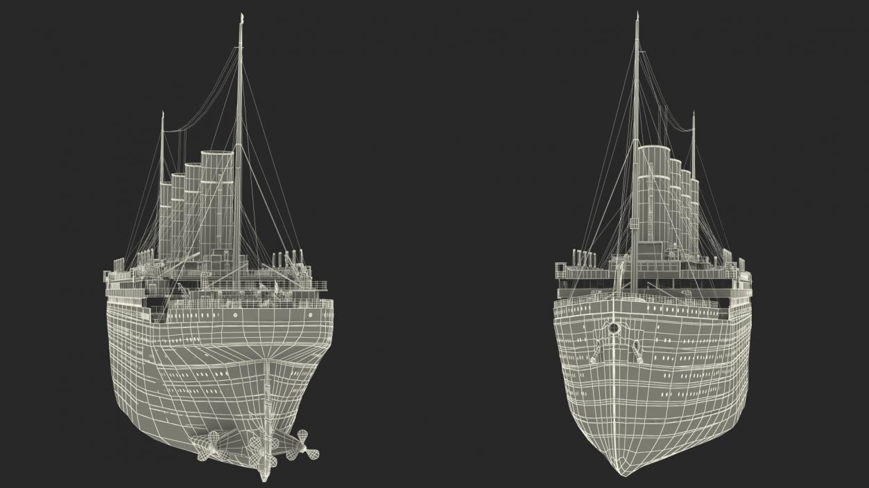 HMHS Britannic 3D model