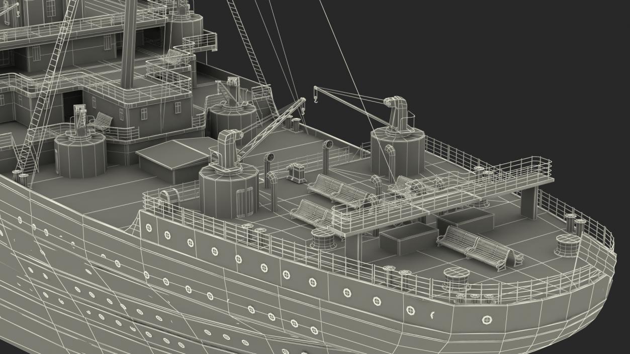 HMHS Britannic 3D model