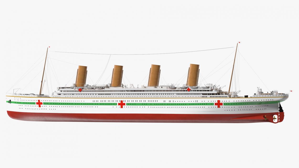 HMHS Britannic 3D model