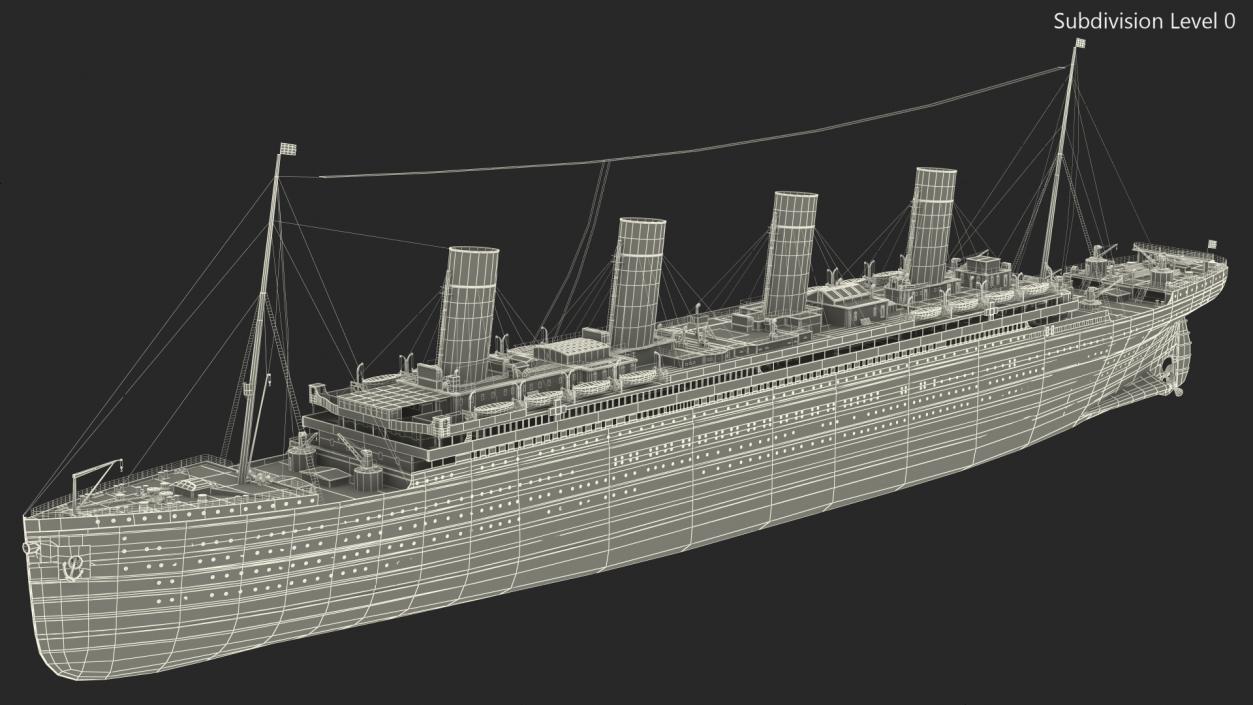 HMHS Britannic 3D model