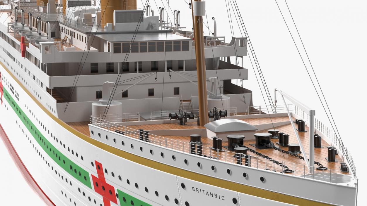 HMHS Britannic 3D model