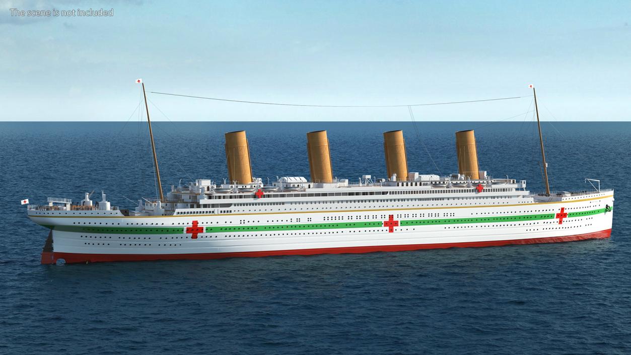 HMHS Britannic 3D model