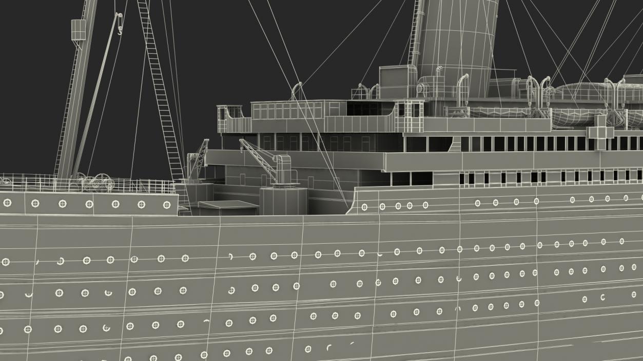 HMHS Britannic 3D model